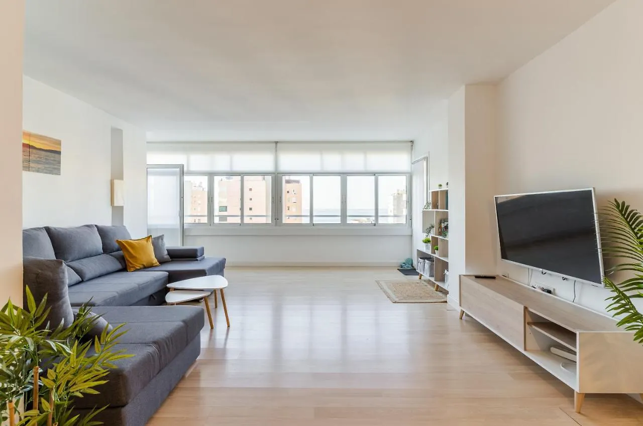 公寓 Apartamento Frente Al Mar Torres De Playamar En 托雷莫利诺斯 西班牙